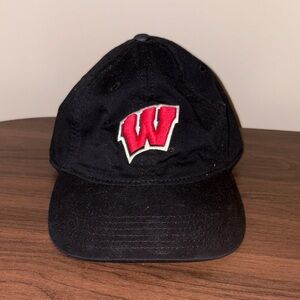 Wisconsin Badgers Black Hat - W Logo